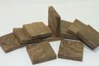 A-Plaquettes pour la coutellerie, Noyer nervur, ref:PN40x40--0