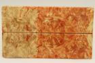 Plaquettes pour la coutellerie, Loupe d'Erable Ngundo stabilis orange, ref:PLpErs42175o