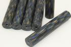Carrelet  stylo, Galalithe bleue/noire, ref:SGal-b17