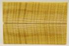 Plaquettes pour la coutellerie, Erable sycomore ond stabilis jaune, ref:PESOs44425j