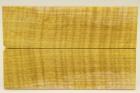 Plaquettes pour la coutellerie, Erable sycomore ond stabilis jaune, ref:PESOs44424j