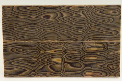 Plaquettes de Micarta Prémium, motif Zèbre vert olive, ref:PMicZvo46907