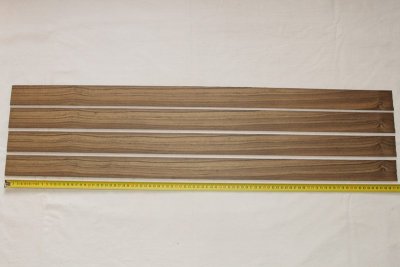 Lames pour branches d'arc, Bocote, lot de 4, ref:LABoc54942