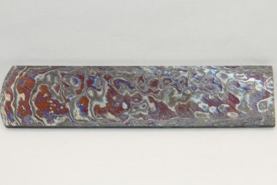 Plaque pour la coutellerie, Damas Titane, ref:PDTI59333
