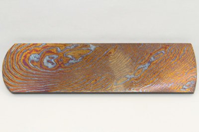 Plaque pour la coutellerie, Damas Titane, ref:PDTI59336