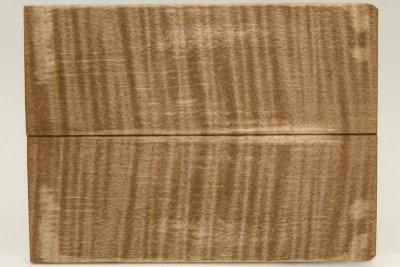 Plaquettes pour la coutellerie, Erable sycomore ondé stabilisé marron, ref:PESOs59363ma