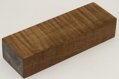 Bloc pour la coutellerie, Erable sycomore ondé stabilisé marron, ref:BESOs60533ma