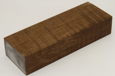 Bloc pour la coutellerie, Erable sycomore ondé stabilisé marron, ref:BESOs60537ma