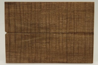 Plaquettes pour la coutellerie, Erable sycomore ondé stabilisé marron, ref:PESOs60544ma