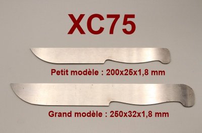 Ebauche de lame pour débuter en XC75, ref:ELameXC75