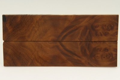 Plaquettes pour la coutellerie, Loupe de Chalef des Carpates stabilisé, ref:PLpCHALs62763