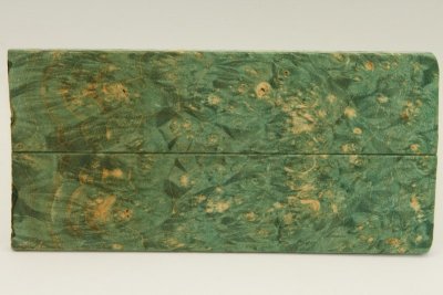 Plaquettes pour la coutellerie, Loupe d'Erable Négundo stabilisé vert, ref:PLpErs62773ve