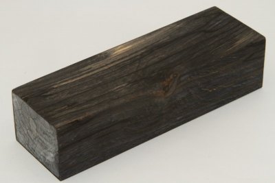 Bloc pour la coutellerie, Hêtre échauffé stabilisé noir, ref:BHs62971nr