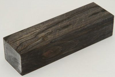 Bloc pour la coutellerie, Hêtre échauffé stabilisé noir, ref:BHs62969nr