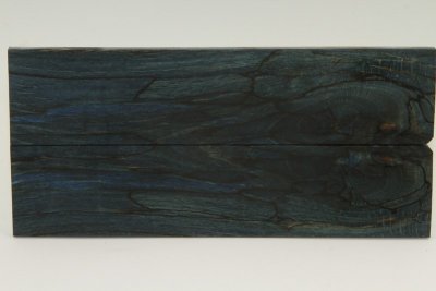 Plaquettes pour la coutellerie, Hêtre échauffé stabilisé bleu, ref:PHs63481b