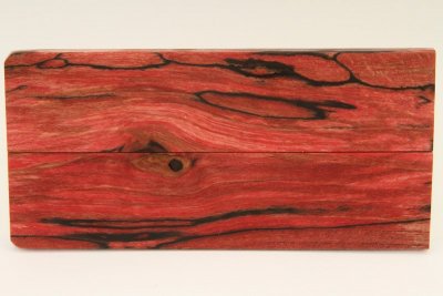 Plaquettes pour la coutellerie, Hêtre échauffé stabilisé rouge, ref:PHs64013r