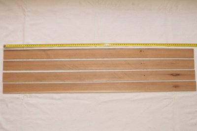 Lames pour branches d'arc, Orme, lot de 4, ref:LAOr65356