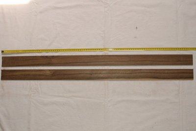 Lames pour branches d'arc, Ziricote, lot de 2, ref:LAZI65410