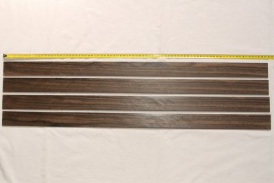 Lames pour branches d'arc, Ziricote, lot de 4, ref:LAZI65408