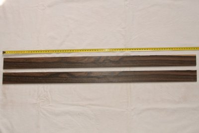 Lames pour branches d'arc, Ziricote, lot de 2, ref:LAZI65452