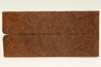 Plaquettes pour la coutellerie, loupe de Brown mallée, ref:PLpBWM65659