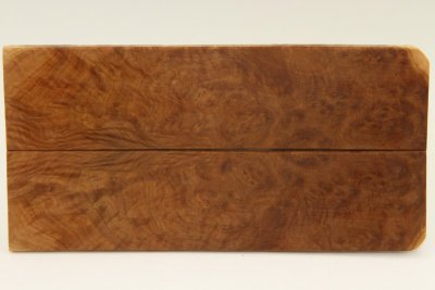 Plaquettes pour la coutellerie, loupe de Brown mallée, ref:PLpBWM65661