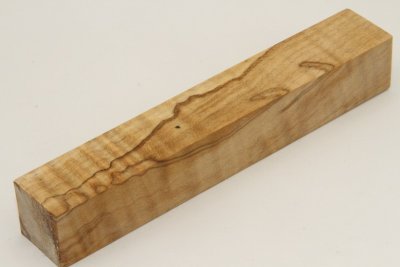 Carrelet à stylo, Erable sycomore ondé stabilisé naturel, ref:SESOs67401na