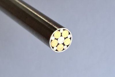 Rivet mosaïque, Ø 6 mm x 90 mm, tube inox, ref:RMO613