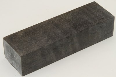 Bloc pour la coutellerie, Erable sycomore ondé stabilisé noir, ref:BESOs67788nr