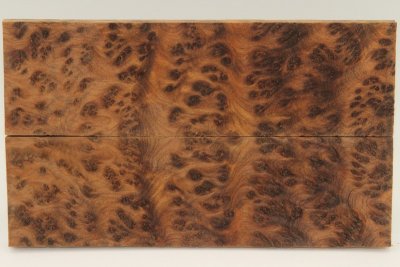 Plaquettes pour la coutellerie, Ronce de Thuya du Maroc, ref:PLpTM68127