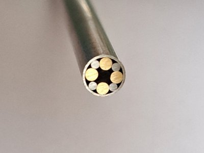 Rivet mosaïque, tige de Ø 4 mm x 90 mm, ref:RVmos-SM4-12-P