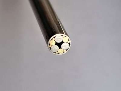 Rivet mosaïque, tige de Ø 4 mm x 90 mm, ref:RVmos-SM4-13-P