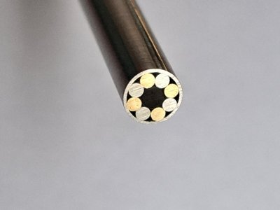 Rivet mosaïque, tige de Ø 4 mm x 90 mm, ref:RVmos-SM4-11-P