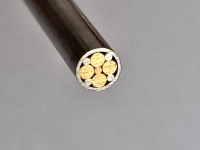 Rivet mosaïque, tige de Ø 3 mm x 90 mm, ref:RVmos-SM3-09-P