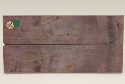 Déstockage, plaquettes, Bouleau madré stabilisé violet, ref:DPBMs68442