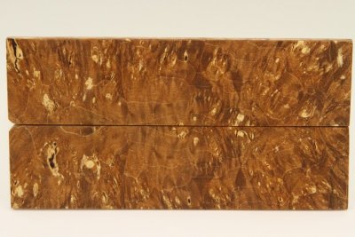 Plaquettes pour la coutellerie, Loupe d'Erable Négundo stabilisé marron, ref:PLpErs68539ma