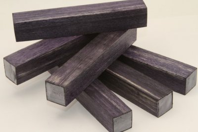 Carrelet à stylo, Bois stabilisé violet, ref:SBsviEco