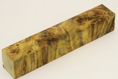 Carrelet à stylo, Loupe de Peuplier stabilisée jaune, ref:SLpPEs68608j