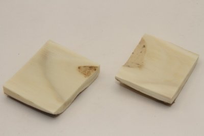Mitres en ivoire de phacochère, ref:MPHACO69000