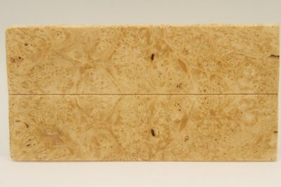 Plaquettes pour la coutellerie, Loupe d'Erable Négundo stabilisé naturel, ref:PLpErs69064na