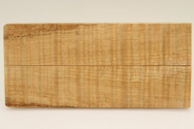 Plaquettes pour la coutellerie, Erable sycomore ondé stabilisé naturel, ref:PESOs69109
