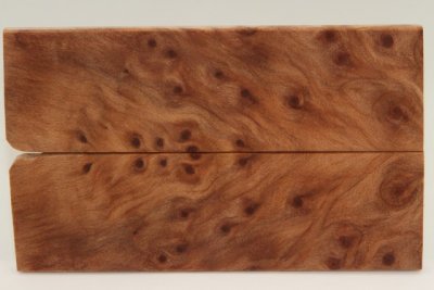 Plaquettes pour la coutellerie, Loupe de Séquoia stabilisé naturel, ref:PLpSqs69271
