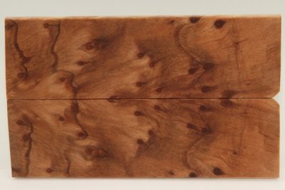 Plaquettes pour la coutellerie, Loupe de Séquoia stabilisé naturel, ref:PLpSqs69275