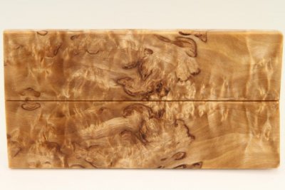 Plaquettes pour la coutellerie, Bouleau de Carélie stabilisé naturel, ref:PBMs69371na