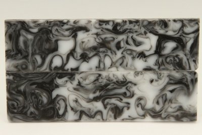 Plaquettes pour la coutellerie, résine noire, ref:PRR69515