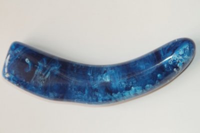 Manche pour couteau, résine bleue, ref:MRR69663