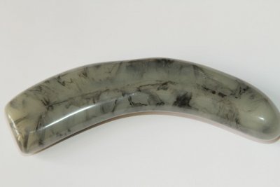 Manche pour couteau, résine noire, ref:MRR69668