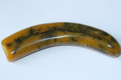 Manche pour couteau, résine jaune, ref:MRR69671