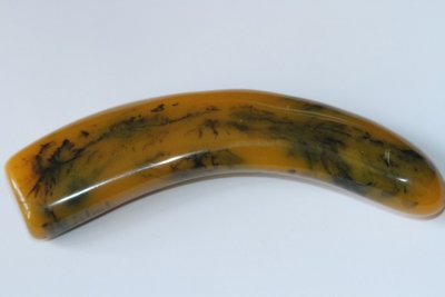 Manche pour couteau, résine jaune, ref:MRR69674