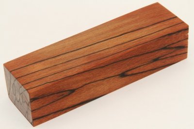 Bloc pour la coutellerie, Hêtre échauffé stabilisé orange, ref:BHs5154o